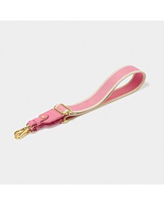 Katie Loxton Canvas Bag Strap - Cloud Pink Stripe